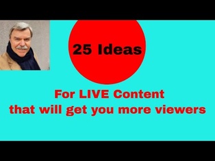 25 Ideas for Live Video Content