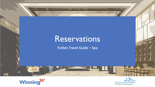 Spa – Reservations