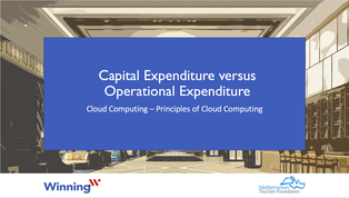 Capital expenditure (CapEx) versus operational expenditure (OpEx)